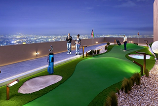 Mini Golf Area at Ruparel Vivanza